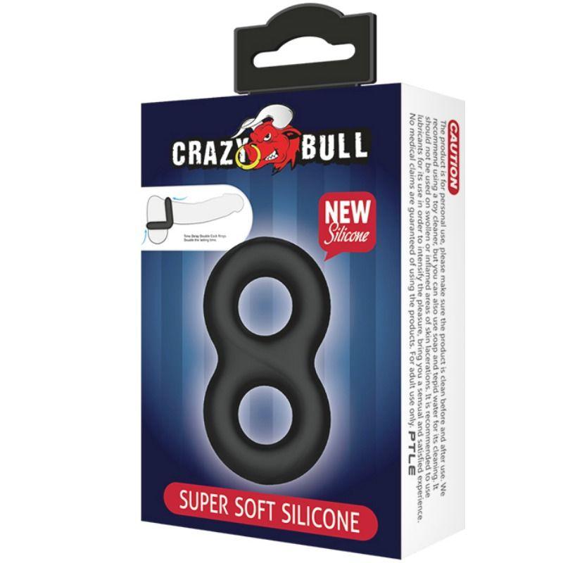 CRAZY BULL ANEL DUPLO DE SILICONE MeDICO