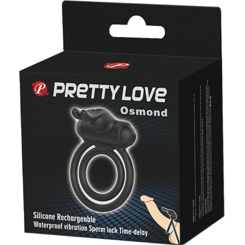 PRETTY LOVE ANEL VIBRADOR DE SILICONE OSMOND