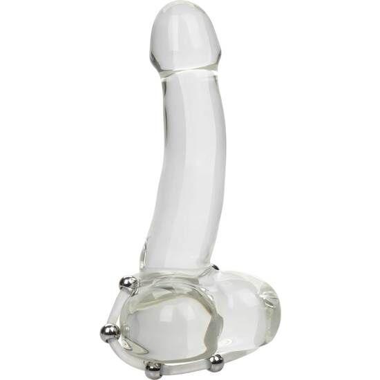 CALIFORNIA EXOTICS ANEL DE SILICONE COM FRESAS DE AO XL