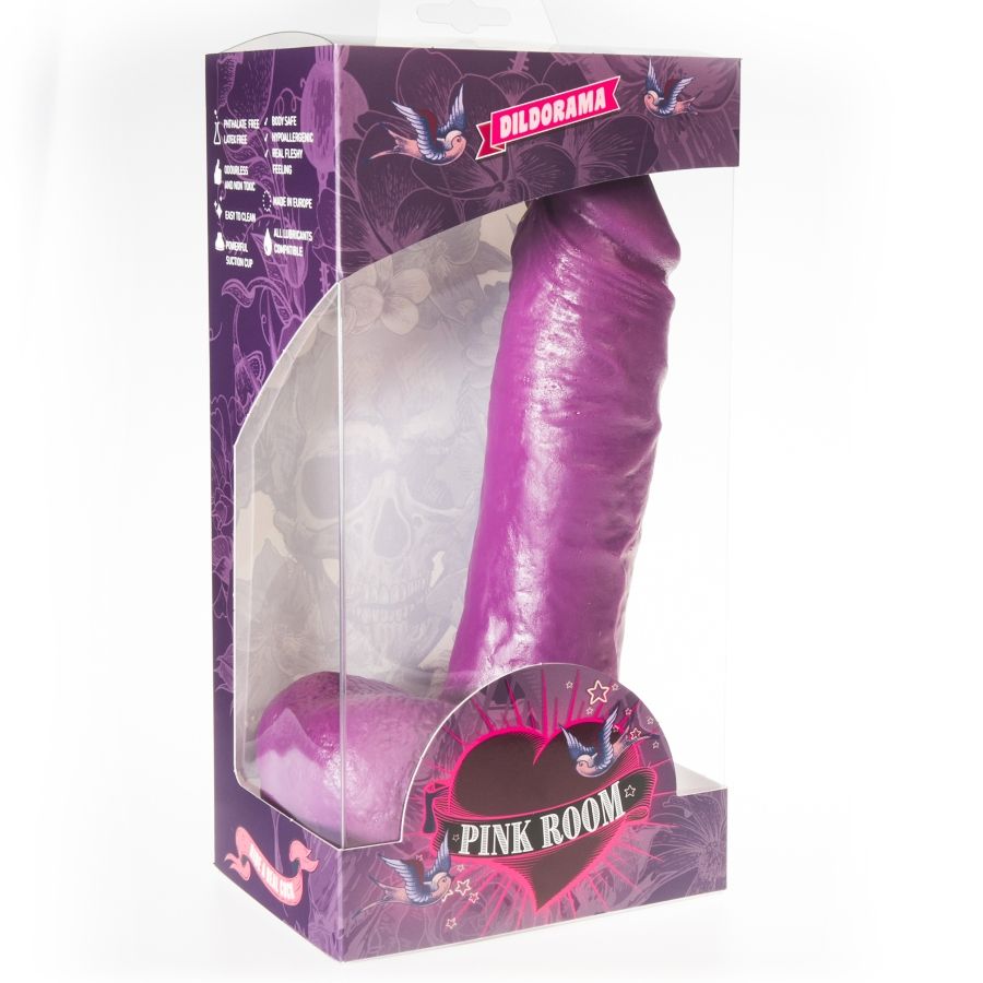 PINK ROOM ANTON DILDO REALISTA ROXO 215 CM