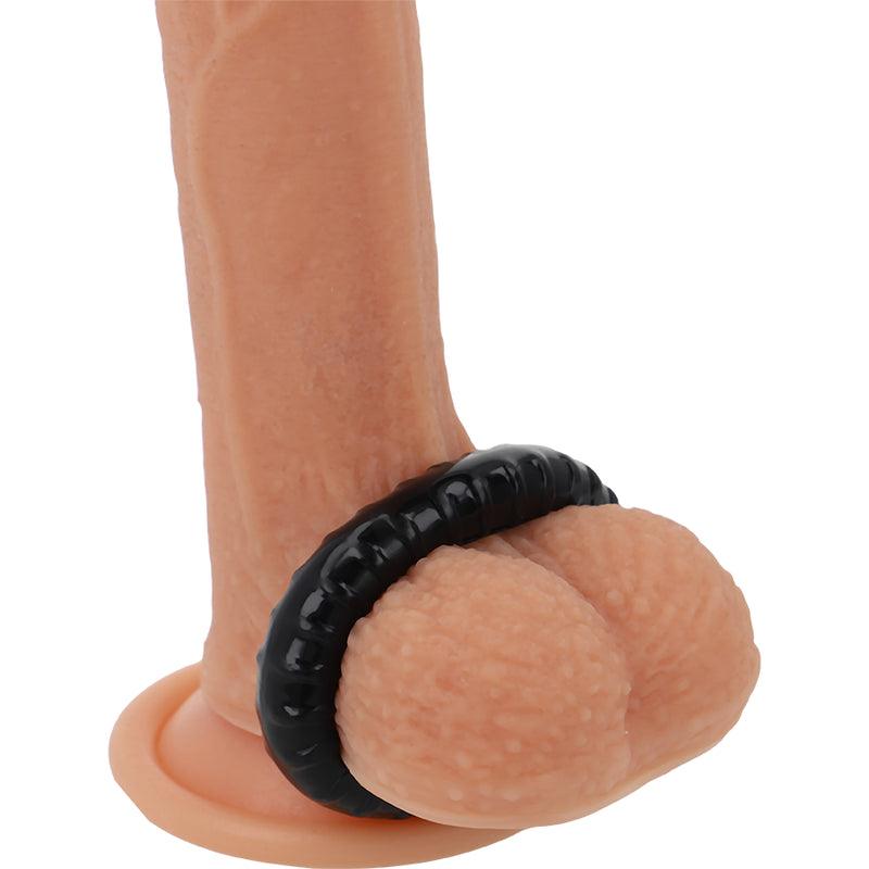 POWERING ANEL PARA PeNIS SUPER FLEXiVEL E RESISTENTE 45CM PR07 PRETO