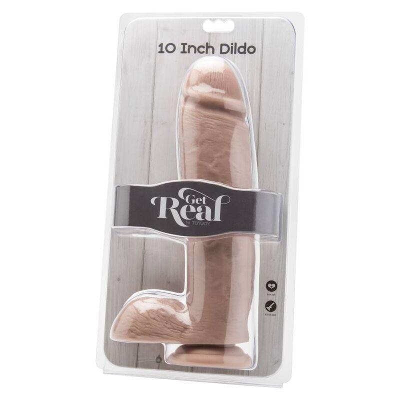 GET REAL DILDO 255 CM COM BOLAS PELE