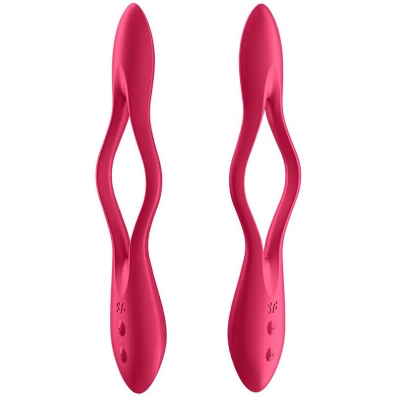 SATISFYER MULTI VIBRADOR ELASTIC JOY VERMELHO