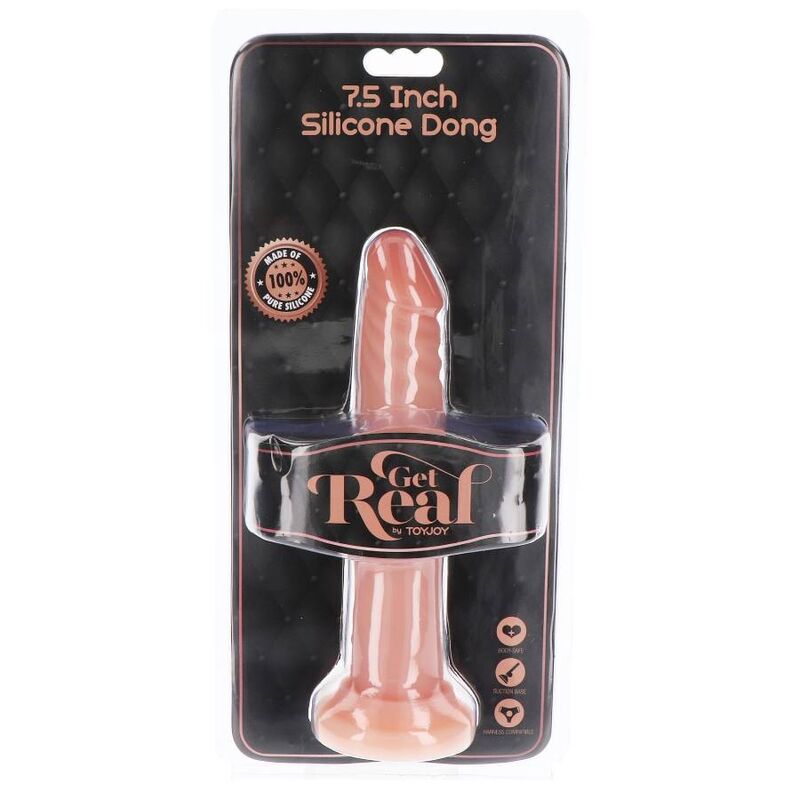 GET REAL SILICONE DONG 19 CM PELE