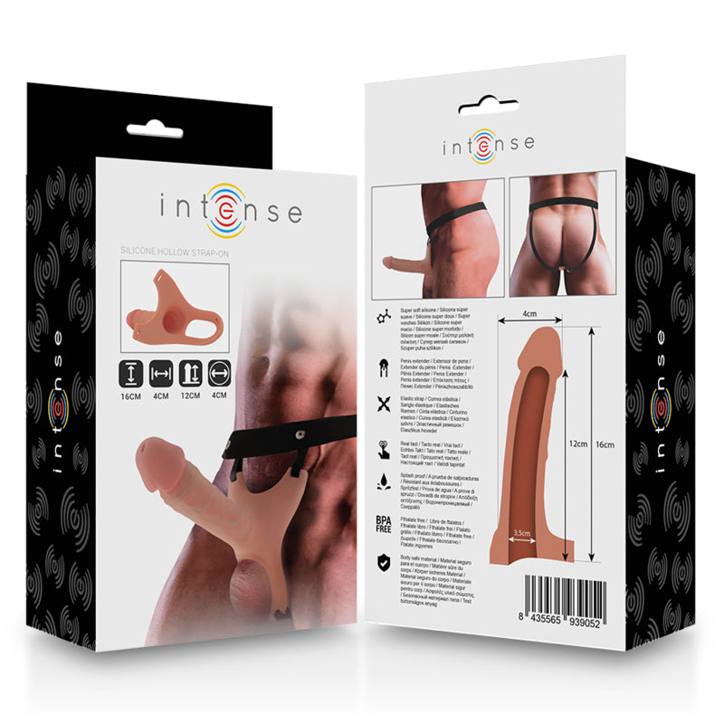 INTENSE ARNeS OCO COM DILDO DE SILICONE 16 X 35 CM