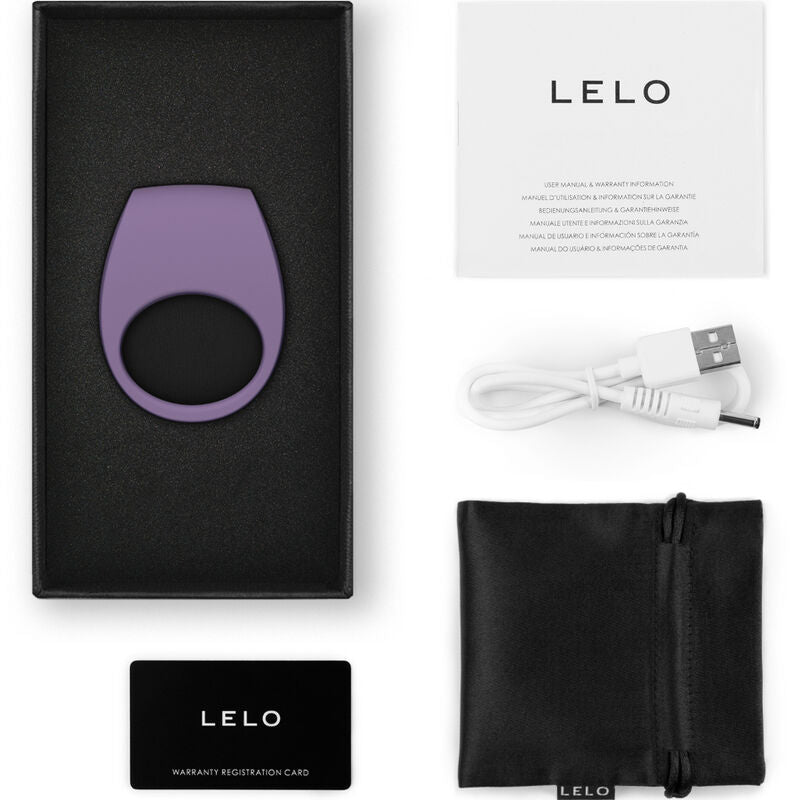 LELO TOR 3 ANILLO VIBRADOR NEGRO