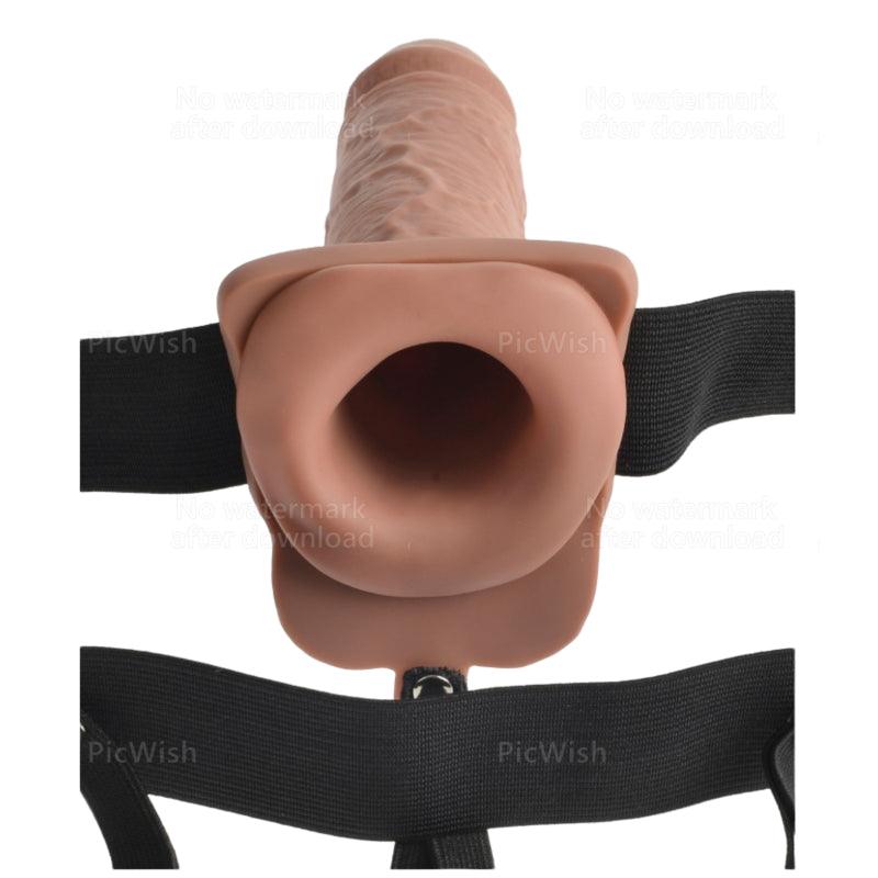 FETISH FANTASY SERIES ARNeS AJUSTVEL PeNIS REALISTA COM BOLAS RECARREGVEIS E VIBRADOR 178 CM