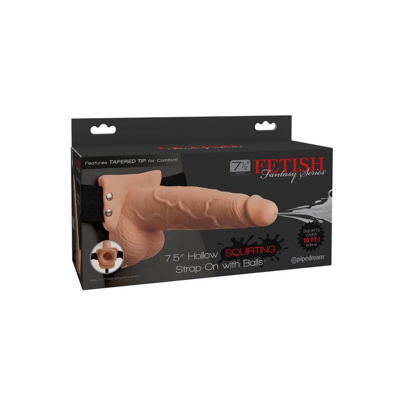 FETISH FANTASY SERIES ARNeS AJUSTVEL PeNIS REALiSTICO COM BOLAS SQUIRTING 19 CM