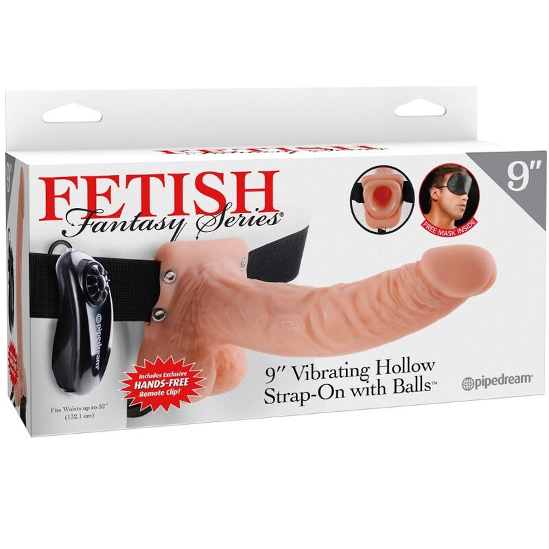 FETISH FANTASY SERIES ARNeS AJUSTVEL COM CONTROLE REMOTO PeNIS REALISTA COM TESTiCULOS 23 CM