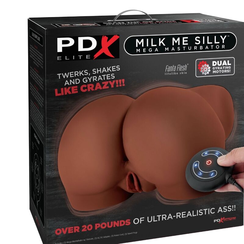 PDX ELITE MEGA MASTURBADOR MILK ME SILLY VAGINA E ANO BROWN