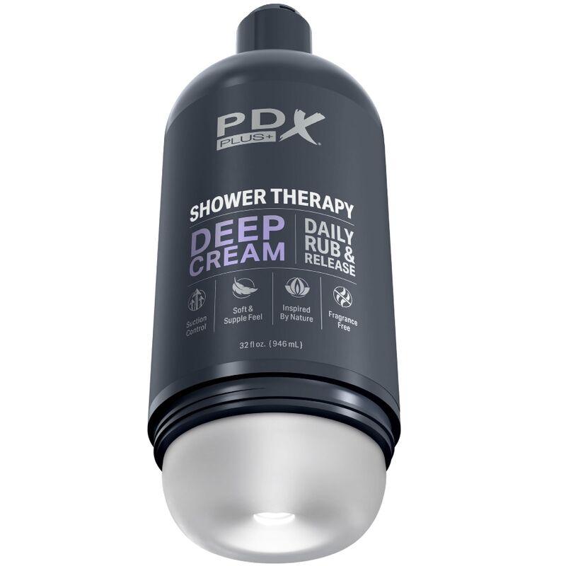 PDX PLUS STROKER MASTURBATOR DISCREET DEEP CREAM SHAMPOO DESIGN DE GARRAFA