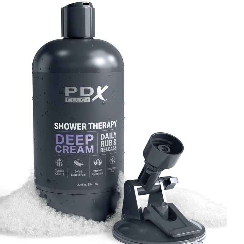 PDX PLUS STROKER MASTURBATOR DISCREET DEEP CREAM SHAMPOO DESIGN DE GARRAFA