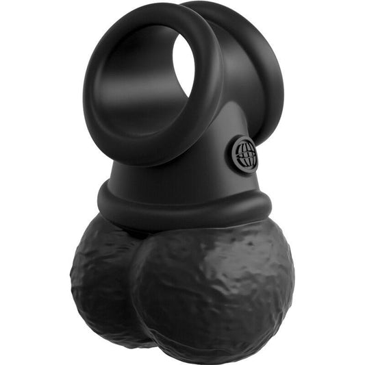 KING COCK ELITE ANEL COM SILICONE VIBRANTE DE TESTiCULOS