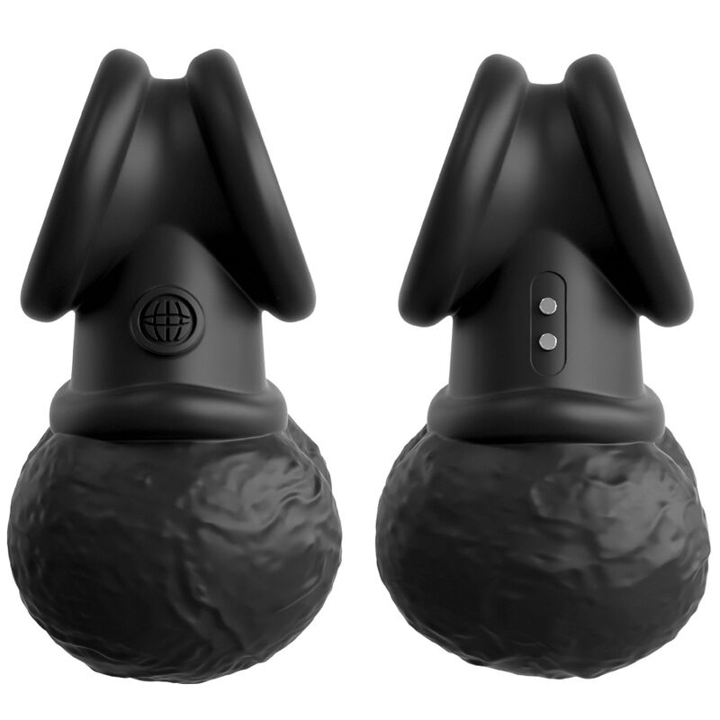 KING COCK ELITE ANEL COM SILICONE VIBRANTE DE TESTiCULOS