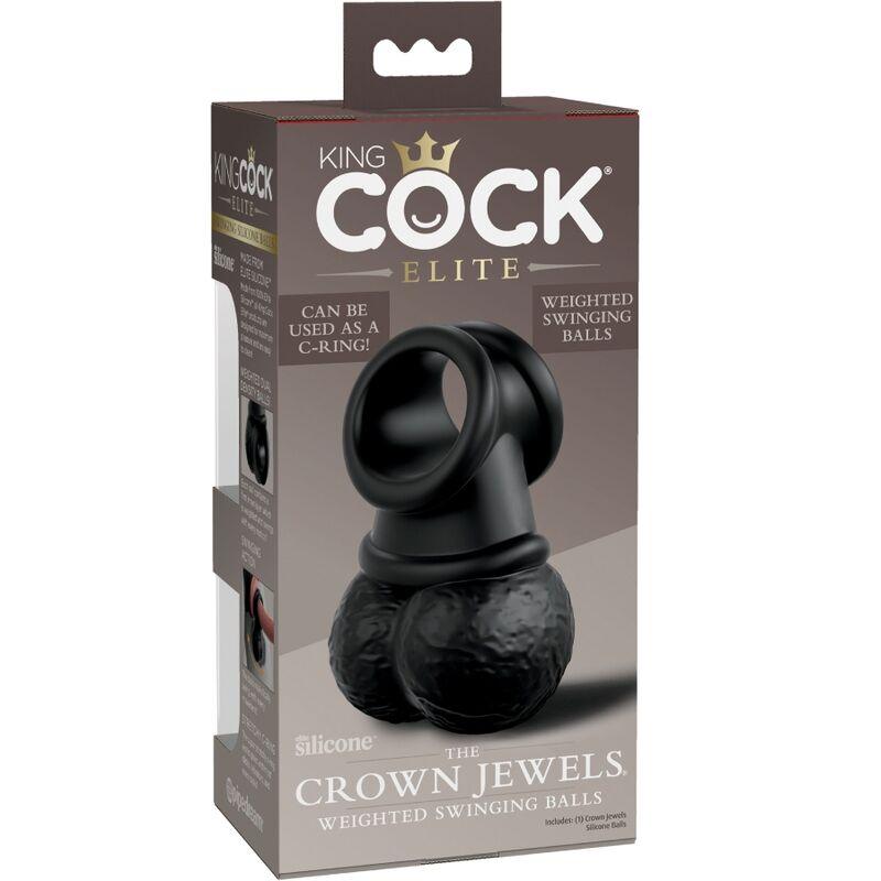 KING COCK ELITE ANEL COM SILICONE DE TESTiCULO