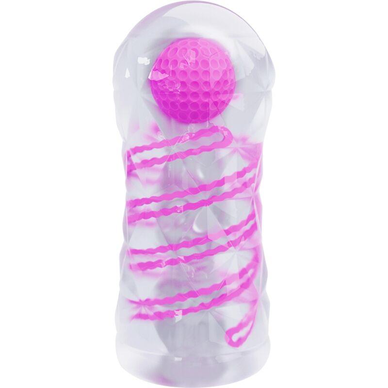 PRETTY LOVE MASTURBADOR MASCULINO FANTASY COM ESPIRAL INTERNA E BOLAS TRANSPARENTES