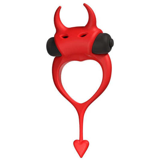 ADRIEN LASTIC DEVOL COCKRING ANEL VIBRADOR VERMELHO