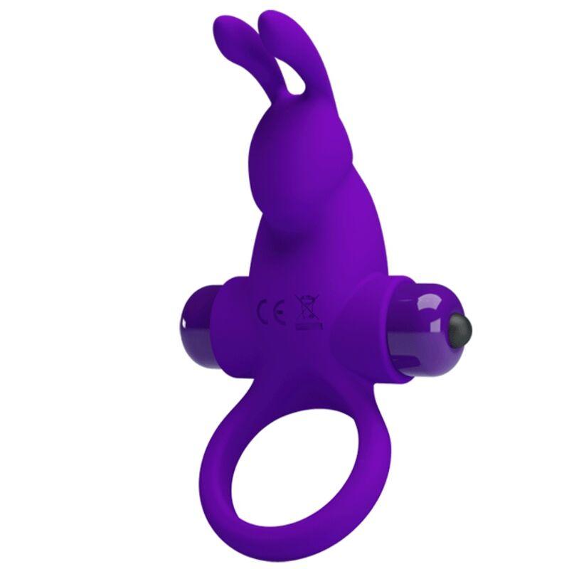 PRETTY LOVE ANEL VIBRADOR I COELHO PARA PeNIS ROXO