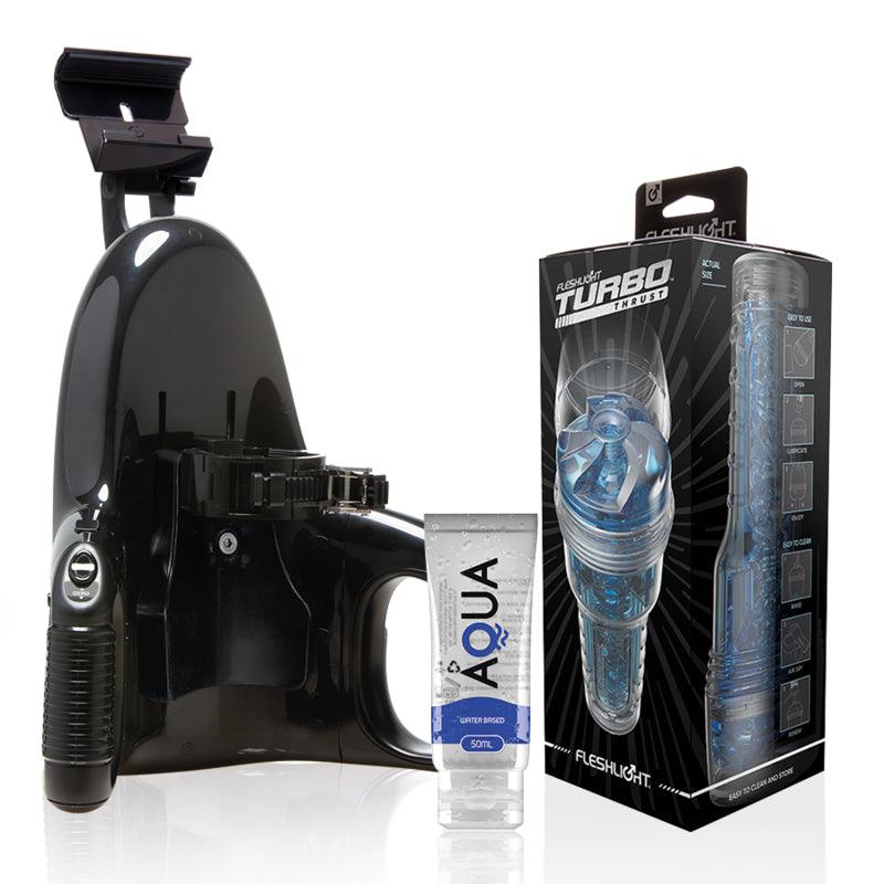 FLESHLIGHT TURBO THRUST BLUE ICE LANCAMENTO UNIVERSAL LUBRIFICANTE DE QUALIDADE AQUA 50 ML