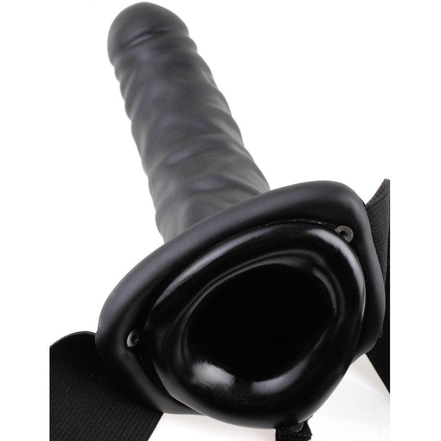 FETISH FANTASY SERIES 19 CM VIBRAToRIO OCO STRAP ON PRETO