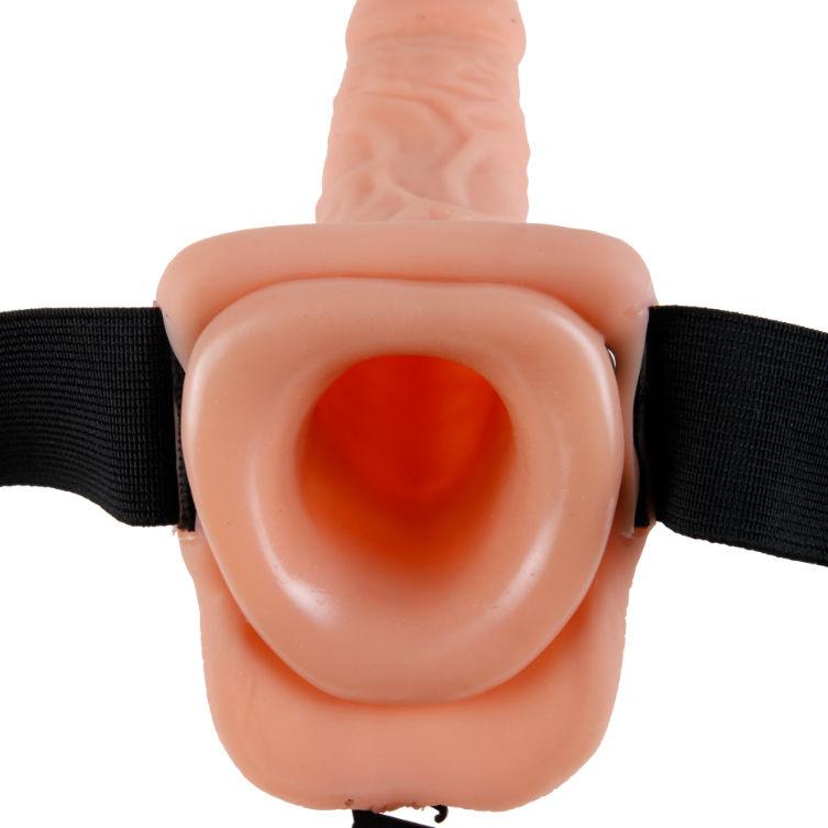 FETISH FANTASY SERIES 7 STRAP ON OCO COM BOLAS 178CM CARNE