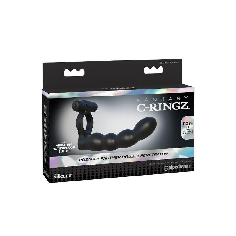 FANTASY C RINGZ POSABLE DOUBLE PENETRATOR