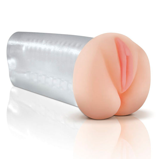 EXTREME TOYZ MASTURBADOR DE VAGINA NATURAL TRANSPARENTE