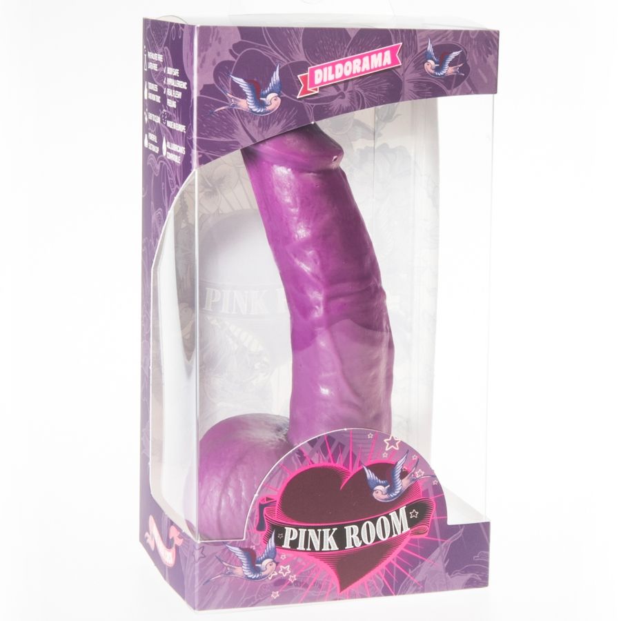 PINK ROOM DILDO REALISTA CONNOR ROXO 16 CM