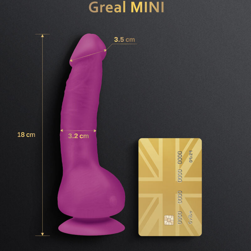 G VIBE GREAL MINI FuCSIA VIBRADOR DE SILICONE DILDO