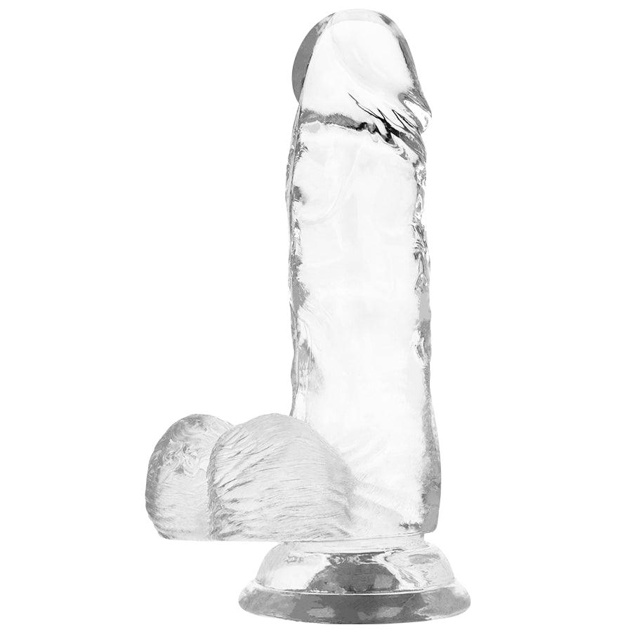 X RAY DILDO TRANSPARENTE COM BOLAS 155 CM X 35 CM