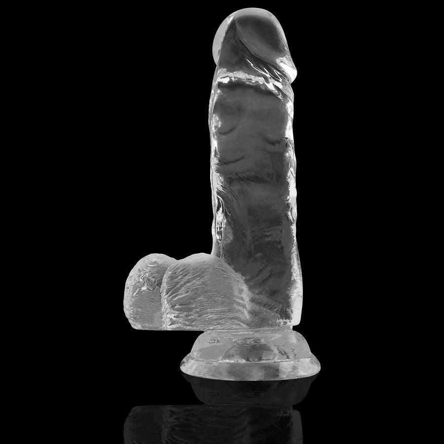 X RAY DILDO TRANSPARENTE COM BOLAS 155 CM X 35 CM