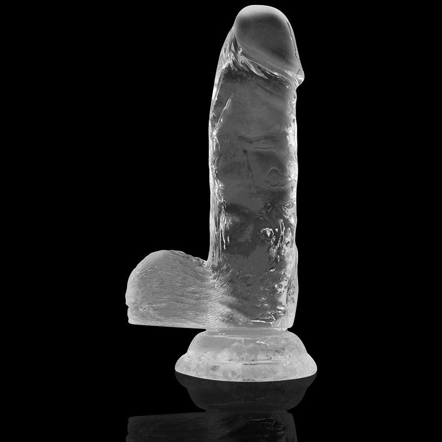 X RAY DILDO TRANSPARENTE COM BOLAS 155 CM X 35 CM