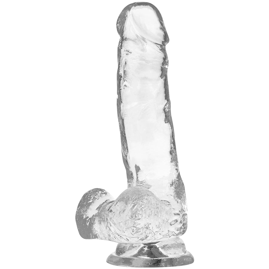 X RAY DILDO TRANSPARENTE COM BOLAS 185 CM X 38 CM