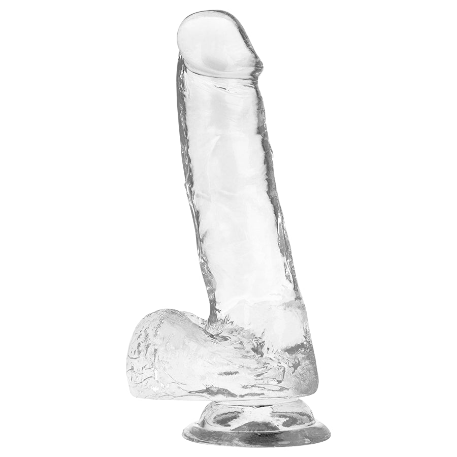 X RAY DILDO TRANSPARENTE COM BOLAS 185 CM X 38 CM