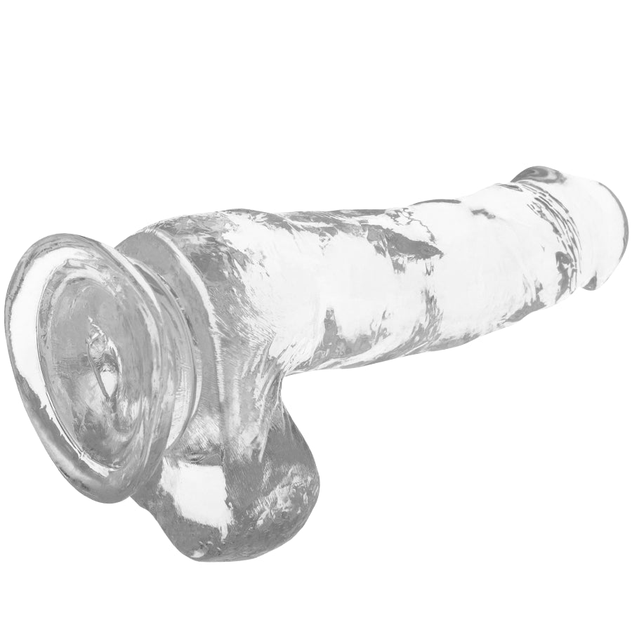 X RAY DILDO TRANSPARENTE COM BOLAS 185 CM X 38 CM