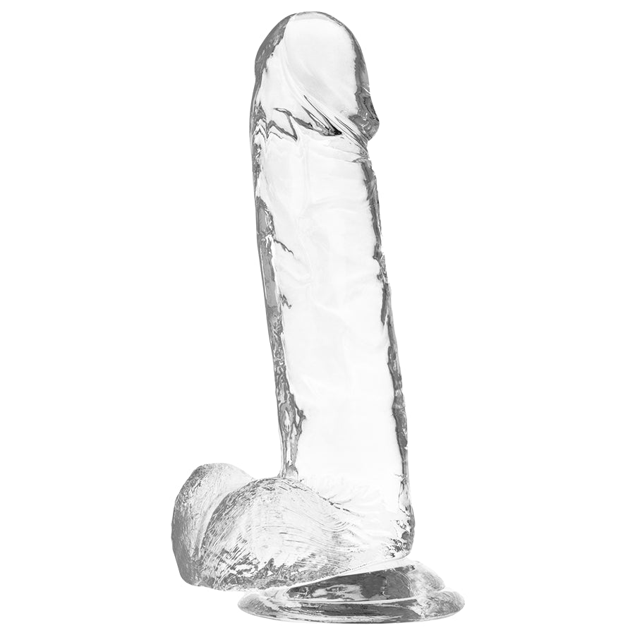 X RAY DILDO TRANSPARENTE COM BOLAS 20 CM X 45 CM