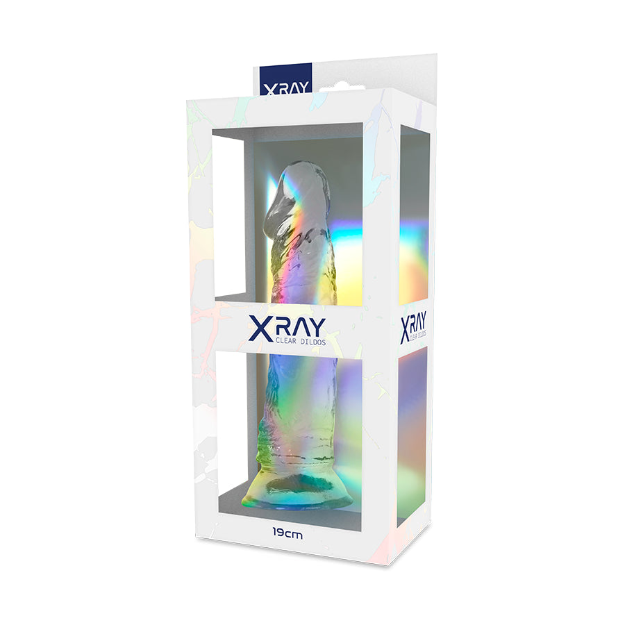 X RAY DILDO TRANSPARENTE 19 CM X 4 CM