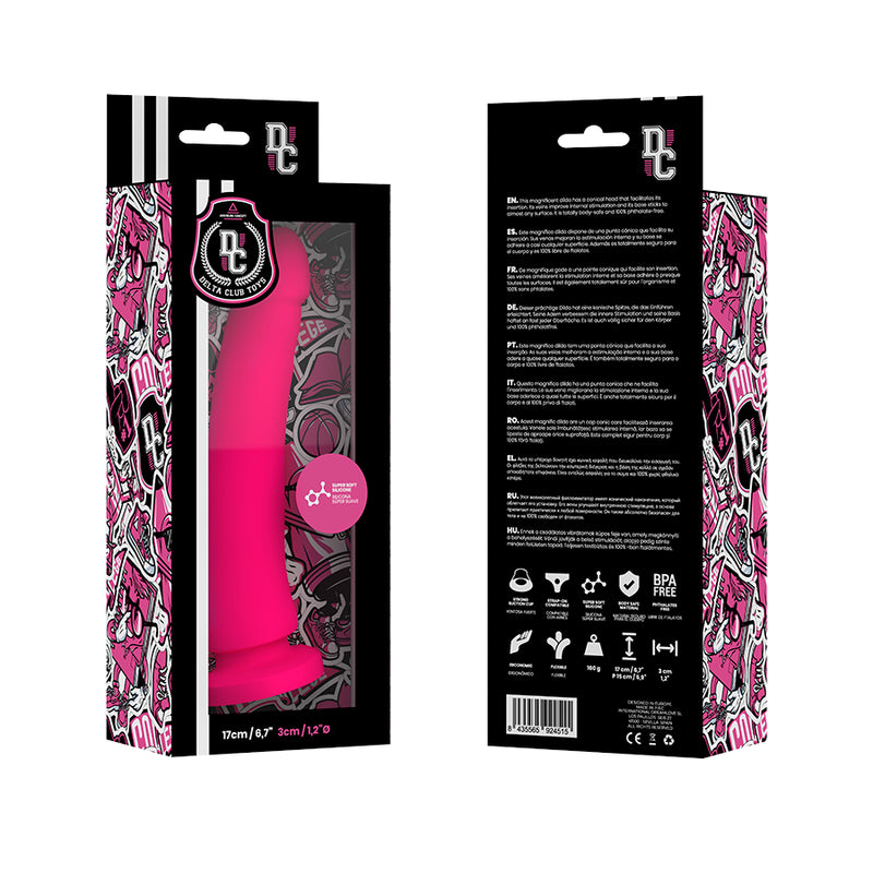 DELTA CLUB TOYS DILDO MeDICO ROSA SILICONE 17 X 3 CM