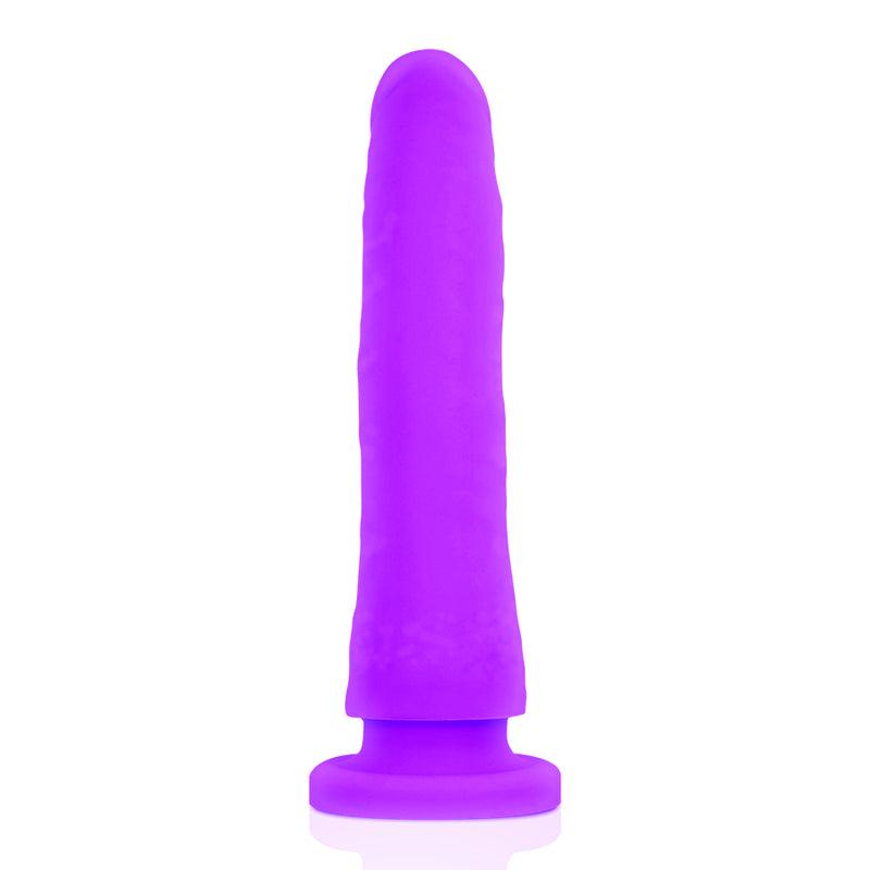 DELTA CLUB TOYS LILAC DILDO MEDICAL SILICONE 20 X 4 CM