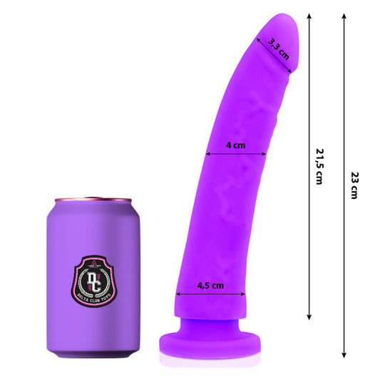 DELTA CLUB TOYS LILAC DILDO MEDICAL SILICONE 23 X 45 CM