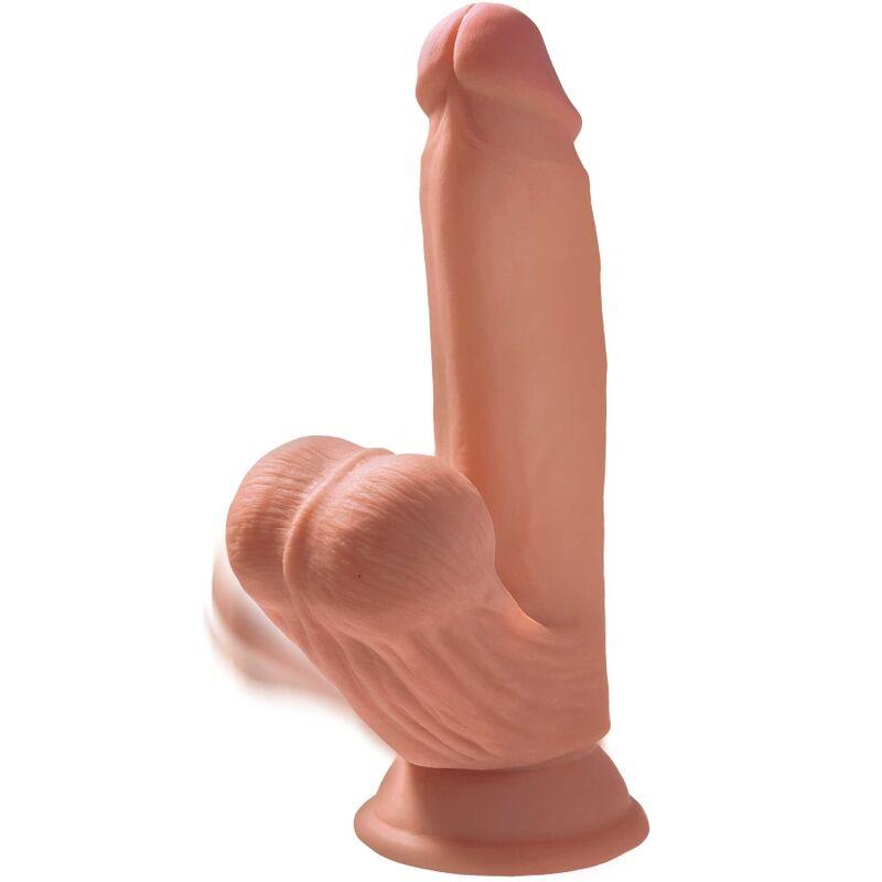 KING COCK PLUS BOLAS DE BALANO DE DILDO 3D 152 CM