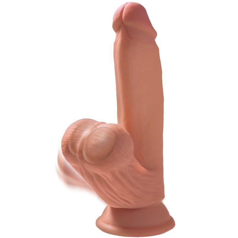 KING COCK PLUS BOLAS DE BALANO DE DILDO 3D 152 CM