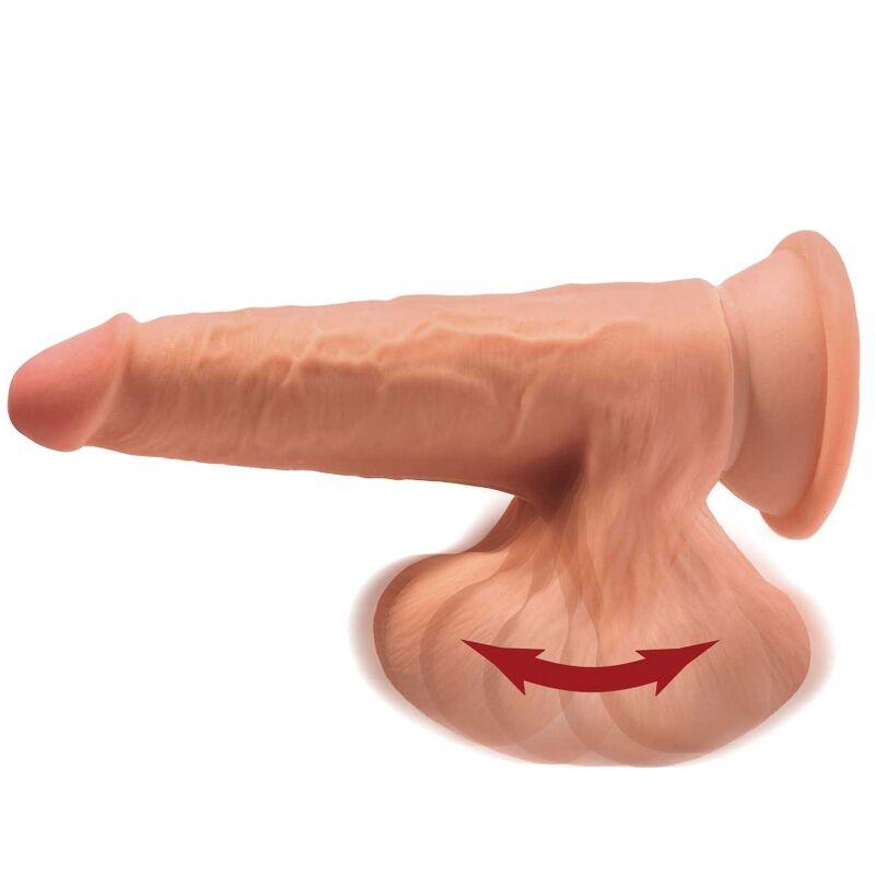 KING COCK PLUS BOLAS DE BALANO DE DILDO 3D 152 CM