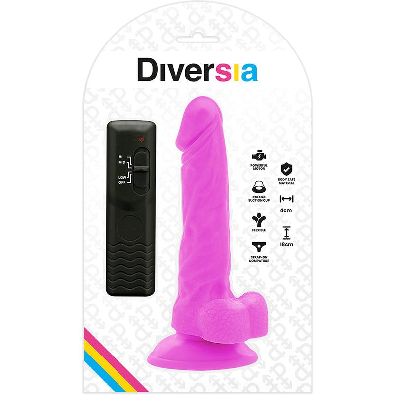 DIVERSIA FLEXiVEL VIBRAToRIO 18 CM ROXO