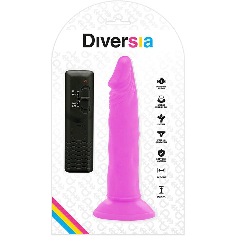 DIVERSIA FLEXiVEL VIBRACaO VIBRANTE 23 CM ROXO