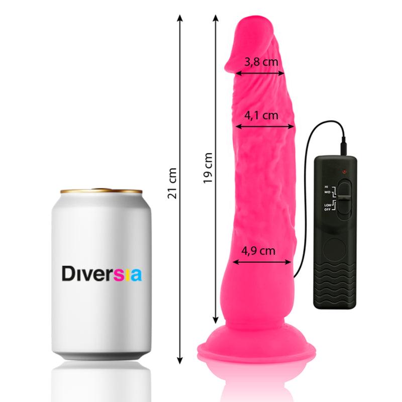 DIVERSIA FLEXiVEL VIBRAToRIO 21 CM ROSA