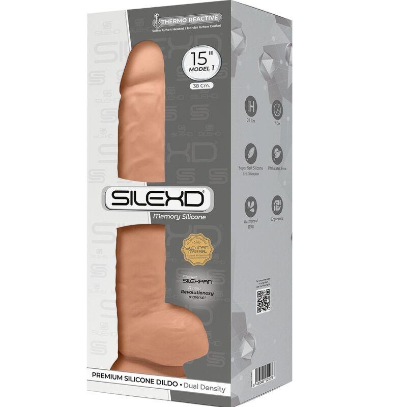 SILEXD MODELO 1 PeNIS REALiSTICO PREMIUM SILEXPAN SILICONE 38 CM