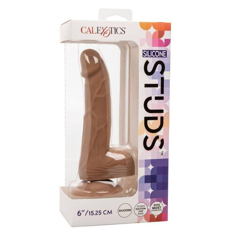 CALIFORNIA EXOTICS PREGOS DE SILICONE 1524 CM CASTANHO