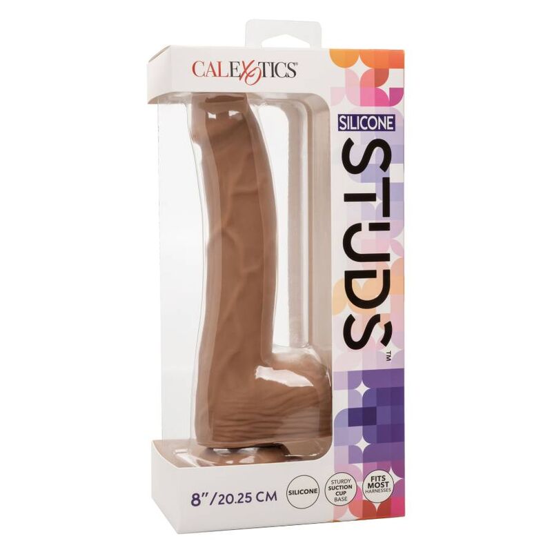 CALIFORNIA EXOTICS PREGOS DE SILICONE 2032 CM CASTANHO