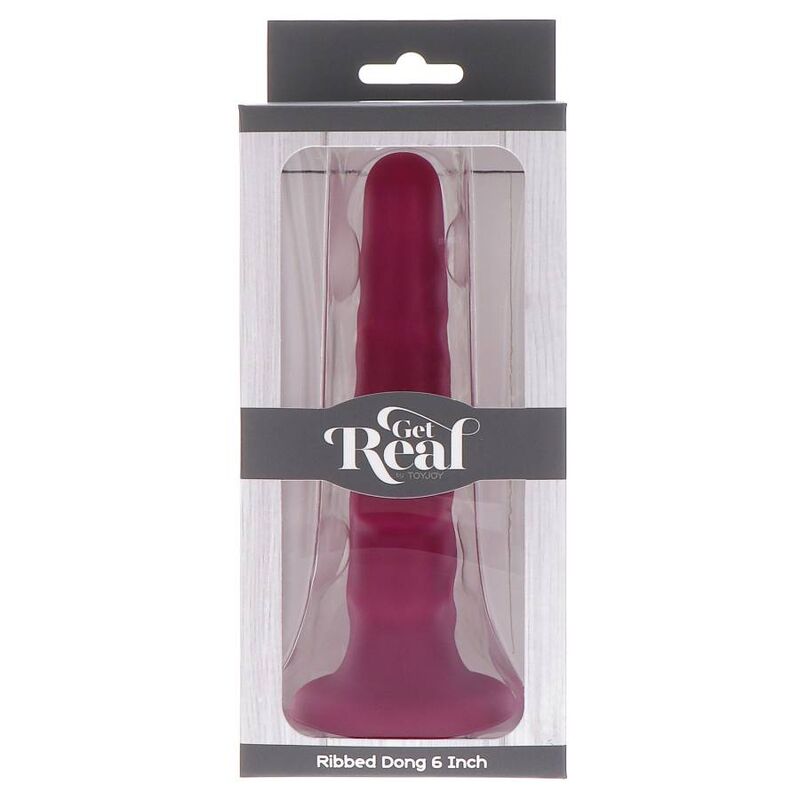 GET REAL DONG NERVADO 12 CM VERMELHO